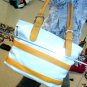 Samantha Yellow (BL/WH) Bag