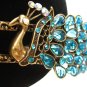 Turquoise Peacock Hairclip
