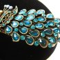 Turquoise Peacock Hairclip