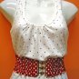 Scrunched Polka Dotted Belt