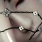 Kiroro Black Diamante Black Necklace