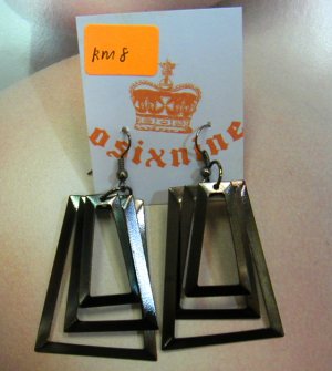 Modjo Dark Silver Earrings