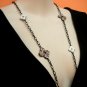 Kiroro Black Diamante Black Necklace