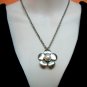 Jasmine Silver w Pearl Necklace