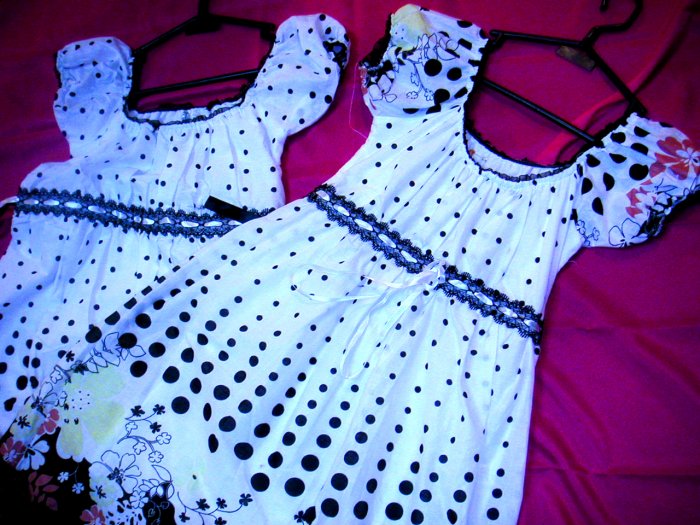 Frangipani Polka Dot Dresses