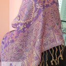 Purple pashmina