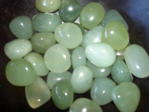 Jade, Nephrite - heart chakra, good for children, used in healing for heart and kidneys