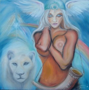 White Lion Goddess