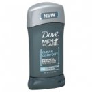 Dove Men+Care Antiperspirant Deodorant, Clean Comfort 48th