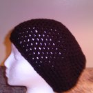 Crochet Medium Black Hat
