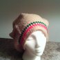 Rasta Crochet Large Hat