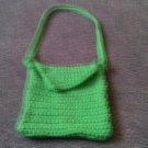 Crochet Small Lime Green handbag