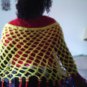 Crochet medium Beaded pancho