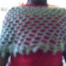 Crochet Medium green Pancho