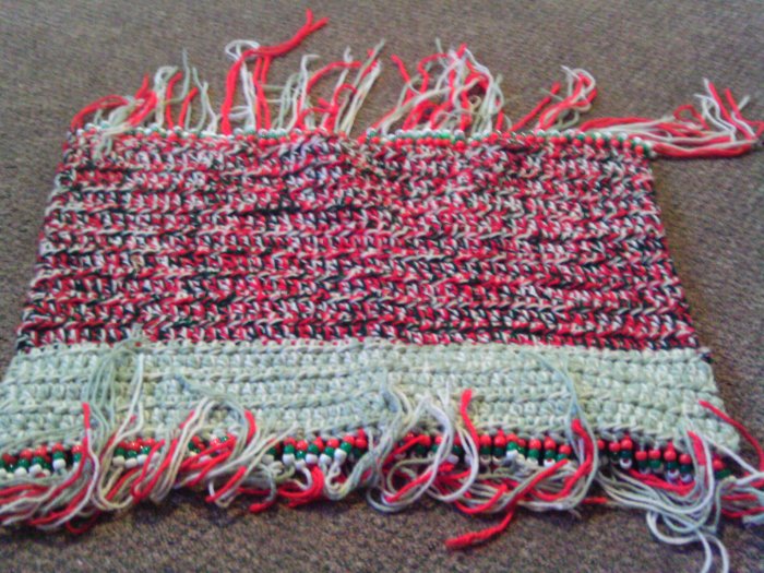 Crochet Beaded Rug