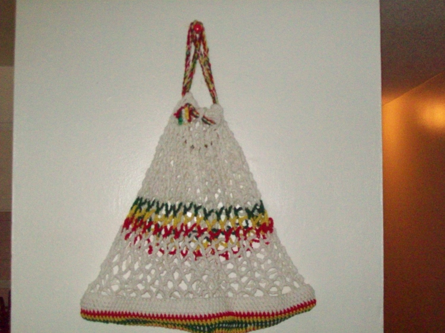 Big Yellow, red, yellow & Green tote bag