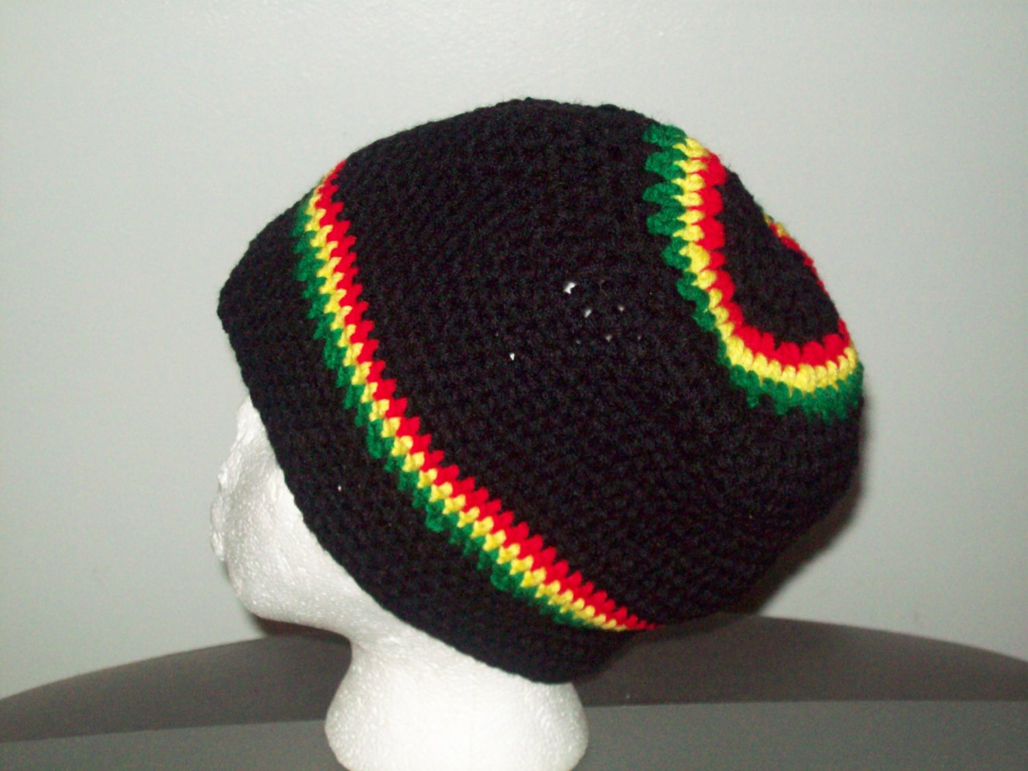 Meduim Black, red, yellow & Green Hat