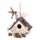 Hummingbird Morning Glory glories Floral Birdhouse Bird House