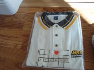 White Hertz Polo