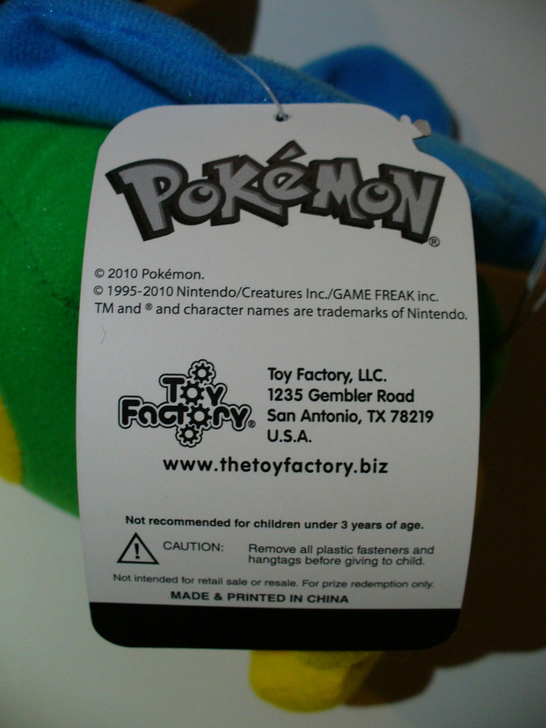 toy factory pokemon plush