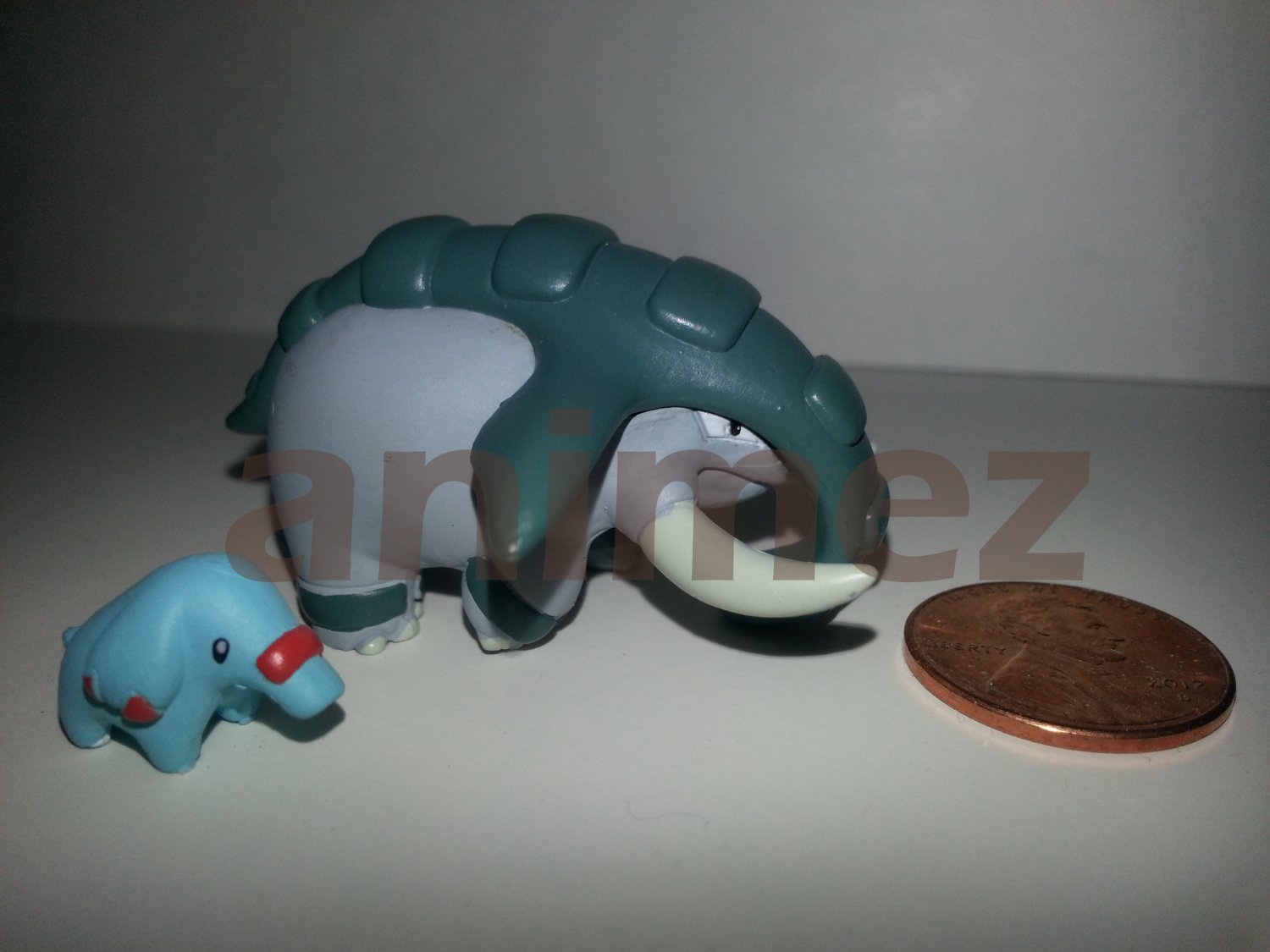 Pokemon zukan 1/40 scale figures Phanpy Donphan