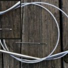 stainless steel knitting needle circular US size 8, 31"