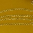 925 silver cable chain for jewelry making, .4mm 5x3.5mm
