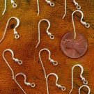 Lot of 12 925 silver earring wire  findings ~ hooks