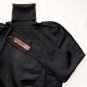 Classic Black Long Sleeve Turtleneck Shirt: Samantha