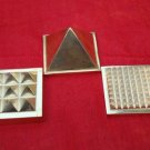 Brass Vastu Pyramid Yantra 1 X 1 inch (1 SET)