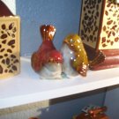 Pair of ceramic birds