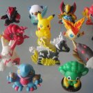 100pcs/lot finger puppet pvc hollow pokemon 4-5.5cm about 50styles mixed (some repeat)