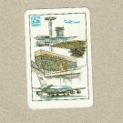 AEROFLOT SOVIET AIRLINES 1987 CREDIT CARD SIZE POCKET CALENDAR
