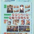 UKRAINE INTERNATIONAL AIRLINE BOEING 737-800 AIRLINE SAFETY CARD
