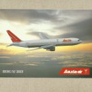 LAUDA AIR BOEING 767-300ER AUSTRIAN AIRLINE POSTCARD