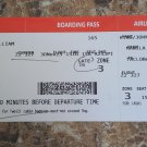 AIRAISIA AIR ASIA FULL BOARDING PASS MANILA TO TACLOBAN PHILLIPINES