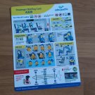CEBU PACIFIC AIRBUS A320 AIRCRAFT AIRLINE SAFETY CARD MAY 2019