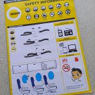 SCOOT AIRLINE SINGAPORE Boeing 787 AIRCRAFT AIRLINE SAFETY CARD