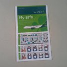 AER LINGUS IRELAND AIRBUS A320 AIRCRAFT SAFETY CARD