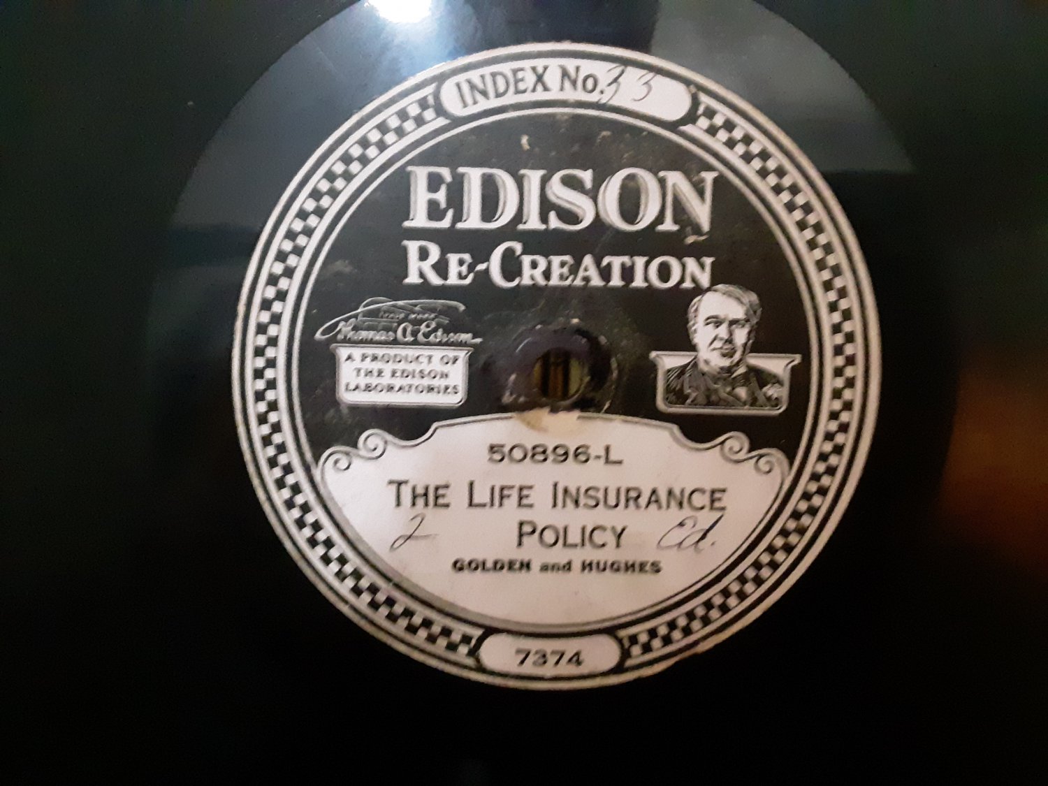 Extremely Rare - Edison Re-Creation 78rpm Disc - Gal Stewart & Golden ...