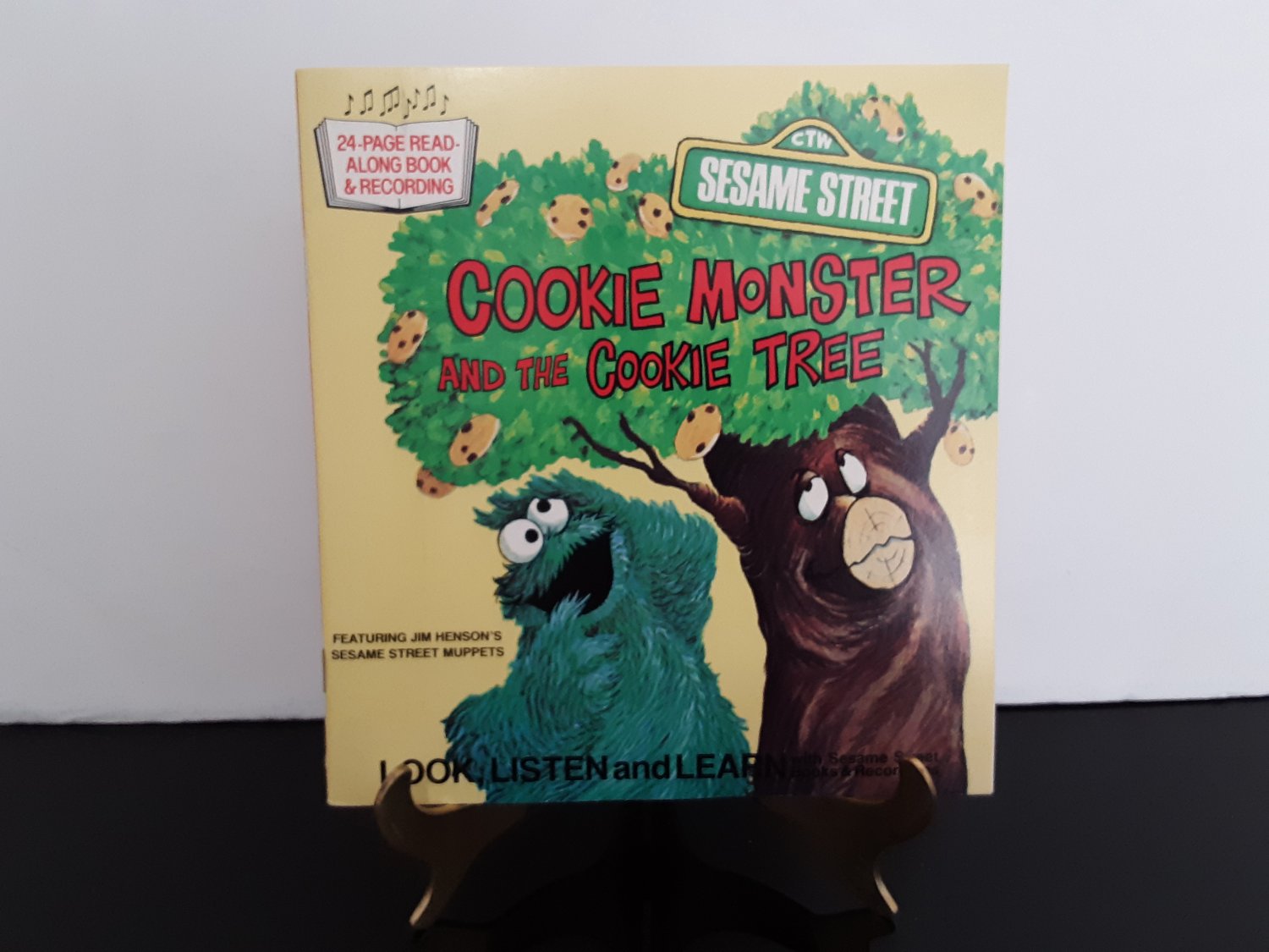 Sesame Street Cookie Monster And The Cookie Tree Circa 1981