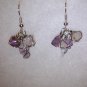 Purple Crystal Earrings