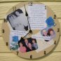 Personalized Photo Collage Memory Wall Clock