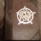 Blank Book of Shadows Pentagram and Dragon