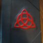 Charmed Book of Shadows style raised