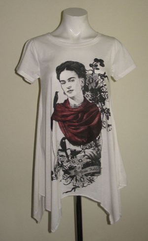 FRIDA KAHLO... Cute Umbella Flare Top