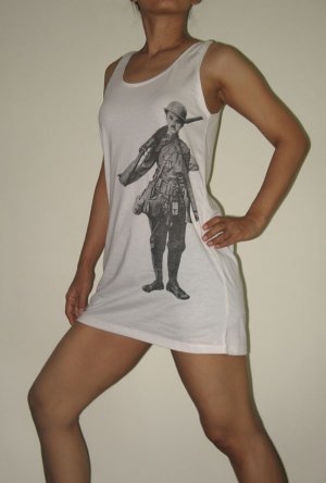 CHARLIE CHAPLIN... Cute Long Tank Top