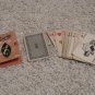 Vintage playing cards in plastic card holder