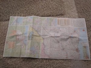 Vintage Late 1970s? Phillips 66 Wisconsin map