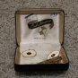 Vintage Lord Newport Signed Anson tie clasp, cuff links